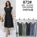 Sukienki Damskie _ Size M-2XL _paczka 12szt_mix kolor 8609706