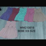 Sukienki DZIECIĘCA size  3-6 LAT _ paczka 4szt _1 kolor 2569606