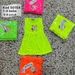 Sukienki DZIECIĘCA size  5-8 LAT _ paczka 4szt _1 kolor 2569607