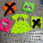 Sukienki DZIECIĘCA size 1-4 LAT _ paczka 4szt _1 kolor 2569609