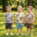 Komplety DZIECIĘCA size 9-24 m _ paczka 4szt _1 kolor 2569610