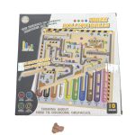 DREWNIANY LABIRYNT MAGNETYCZNY Tablica Edukacyjna Montessori Nauka Kolorów 4856895