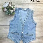 Kamizelki jeansowe Damskie _size xs-xl paczka 10szt_ 8762366