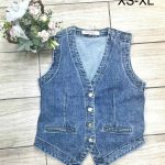 Kamizelki jeansowe Damskie _size xs-xl paczka 10szt_ 8762367