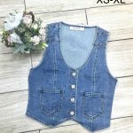 Kamizelki jeansowe Damskie _size xs-xl paczka 10szt_ 8762369