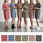 Sukienki Damskie _ size M-2XL_ paczka 12szt mix kolor 5901811