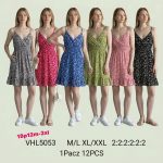 Sukienki Damskie _ size M-2XL_ paczka 12szt mix kolor 4549436