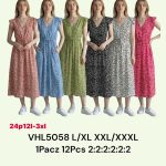 Sukienki Damskie _ size l-3xl_ paczka 12szt mix kolor 4549439