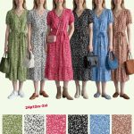 Sukienki Damskie _ size M-2XL_ paczka 12szt mix kolor 4549444