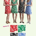 Sukienki Damskie _ size M-2XL_ paczka 12szt mix kolor 4549451