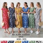Sukienki Damskie _ size M-2XL_ paczka 12szt mix kolor 4549363