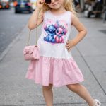 Sukienki DZIECIĘCA size 4-14 LAT _ paczka 6szt _1 kolor 9368436