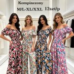 Kombinezony Damskie _size m-2xl_ paczka 12szt _mix kolor 6773396