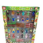 ZESTAW 24 Minecraft figurki + 48 EL MAGNETYC 6025742