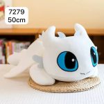 Maskotka smok leżący czarne 50 cm 6025768