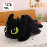 Maskotka smok leżący czarne 50 cm 6025769