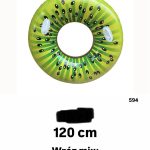120 CM Dmuchane Koło do Pływania Witch Hunters Różowe z Głową Postaci