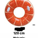 150 CM Dmuchane Koło do Pływania Witch Hunters Różowe z Głową Postaci