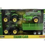 Zestaw Pojazdów Rolniczych Farm Car Tractor 2 szt.