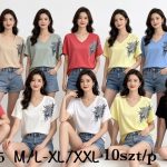 Bluzki Damskie _size m-2xl_ paczka 10szt _mix kolor 7507165