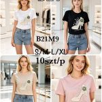 Bluzki Damskie _size s-xl_ paczka 10szt _mix kolor 7507171