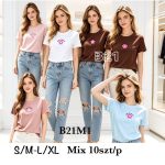 Bluzki Damskie _size s-xl_ paczka 10szt _mix kolor 7507175