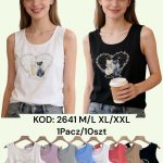 Bluzki Damskie _size m-2xl paczka 10szt_mix kolor 8916043