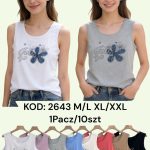 Bluzki Damskie _size m-2xl paczka 10szt_mix kolor 8916044