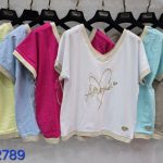 Bluzki Damskie Tureckie_ Size uni_ paczka 12szt_mix kolor 8818074