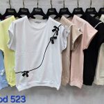Bluzki Damskie Tureckie_ Size uni_ paczka 12szt_mix kolor 8818083