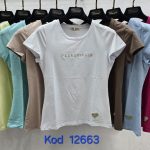 Bluzki Damskie Tureckie_ Size uni_ paczka 12szt_mix kolor 8818084
