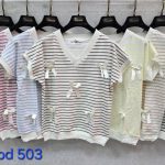 Bluzki Damskie Tureckie_ Size uni_ paczka 12szt_mix kolor 8818087