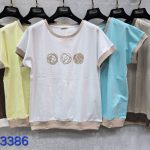 Bluzki Damskie Tureckie_ Size uni_ paczka 12szt_mix kolor 8818094