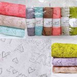 Ręczniki z mikrofibra  Rozmiar : 35/75cm _Paczka : 12szt / mix kolor 8818457