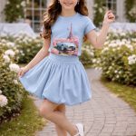 Sukienki DZIECIĘCA size 4-14 lat _ paczka 6szt _1 kolor 3674312
