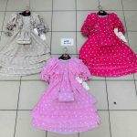 Sukienki DZIECIĘCA size 4-14 lat _ paczka 6szt _1 kolor 4160082