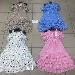 Sukienki DZIECIĘCA size 4-14 lat _ paczka 6szt _1 kolor 4160083