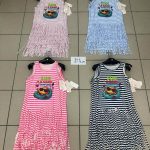 Sukienki DZIECIĘCA size 4-14 lat _ paczka 6szt _1 kolor 2195757