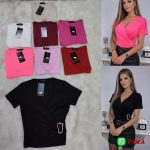 Bluzki Damskie _ size UNI _paczka 6szt_mix kolor 1770444