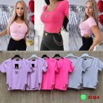 Bluzki Damskie _ size UNI _paczka 6szt_mix kolor 1770450