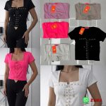 Bluzki Damskie _ size UNI _paczka 6szt_mix kolor 1770452