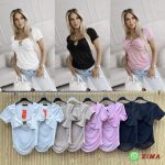 Bluzki Damskie _ size UNI _paczka 6szt_mix kolor 1770454