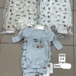 Komplety DZIECIĘCA size 3-9 M _ paczka 6szt _1 kolor 1770612
