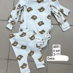 Komplety DZIECIĘCA size 3-12 M _ paczka 4szt _1 kolor 1770618