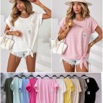 Bluzki Damskie Polskie_size uni_paczka 6szt_mix kolor 1770650