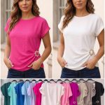Bluzki Damskie Polskie_size uni_paczka 6szt_mix kolor 1770659