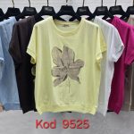 Bluzki Damskie Tureckie_ Size uni_ paczka 12szt_mix kolor 1771012