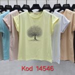 Bluzki Damskie Tureckie_ Size uni_ paczka 12szt_mix kolor 1771014
