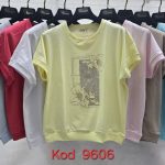 Bluzki Damskie Tureckie_ Size uni_ paczka 12szt_mix kolor 1771024