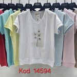 Bluzki Damskie Tureckie_ Size uni_ paczka 12szt_mix kolor 1771037